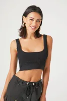 Women's Sweater-Knit Cropped Tank Top