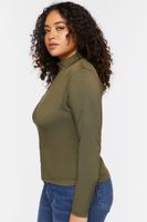 Women's One-Sleeve Cutout Top in Cypress , 2X