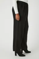 Women's Wide-Leg Trouser Pants in Black, 3X