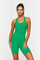 Women's Active Racerback Bodysuit in Green Haze Small