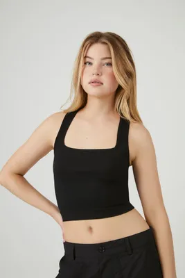 Women's The Wild Collective Black Boston Red Sox Crop Top