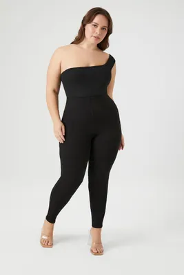 Women's Ribbed Knit Leggings in Black, 0X