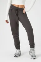 Women's Sweater-Knit Drawstring Joggers in Charcoal, XS