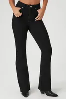 Women's Mid-Rise Bootcut Jeans in Black, 30