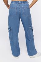 Women's Cargo Pocket Jeans in Medium Denim