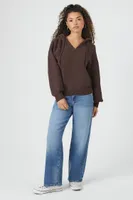 Women's Hooded Drop-Sleeve Sweater