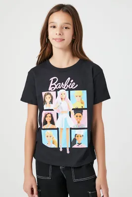 Girls Barbie Graphic T-Shirt (Kids) in Black, 13/14