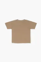 Kids Ice Cube T-Shirt (Girls + Boys) in Tan, 13/14