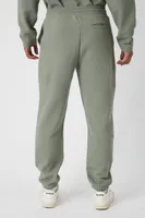 Men Ribbed-Trim Drawstring Sweatpants