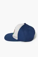 Kids Snoopy Snapback Cap (Girls + Boys) in Blue/Grey