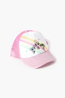 Girls The Powerpuff Girls Trucker Hat (Kids) in Pink