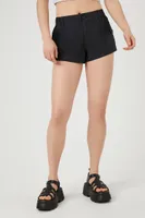 Women's Cargo Pocket Pull-On Shorts Large