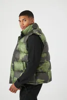 Men Cloud Wash Puffer Vest