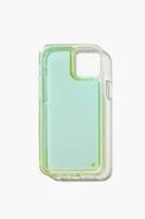 Neon Liquid Lava Case for iPhone 12 in Green