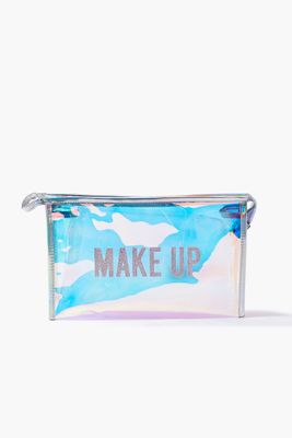 Make Up Graphic Makeup Bag in Blue