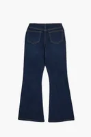 Girls Pull-On Flare Jeans (Kids) Denim,