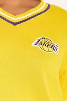 Women's Los Angeles Lakers Sweater Yellow/Purple,
