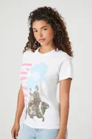 Women's Prince Peter Whitney Graphic T-Shirt in White Medium