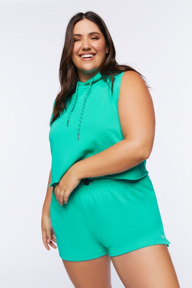 Forever 21 Women's Green Plus Size Tops on Sale