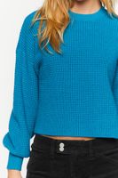 Women's Purl Knit Long-Sleeve Sweater