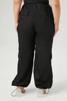 Women's Poplin Cargo Pants 2X