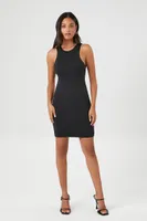 Women's Contour Mini Tank Dress in Black, XL