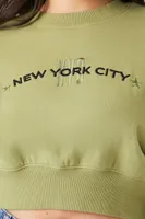 Women's Cropped New York City Pullover