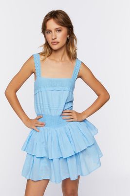 Women's Ruffled Tiered Mini Dress