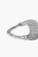 Women's Chainmail Shoulder Bag in Silver