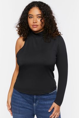 Women's One-Sleeve Cutout Top