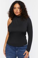 Women's One-Sleeve Cutout Top