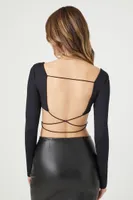 Women's Crisscross Open-Back Top