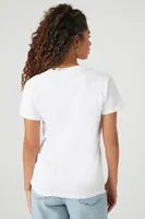 Women's Prince Peter Whitney Graphic T-Shirt in White Medium