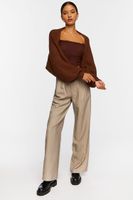 Women's Batwing Open-Front Cardigan Sweater