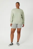 Women's Los Angeles Pullover in Sage, 0X