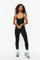 Women's Fitted Cami Jumpsuit in Black Small