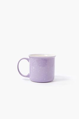 Paint Splatter Ceramic Mug in Purple