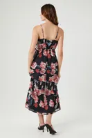 Women's Floral Print Cami Maxi Dress