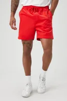 Men Corduroy Drawstring Shorts