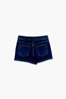 Girls Denim Shorts (Kids) in Dark Denim, 13/14