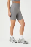 Women's Active Seamless Biker Shorts in Dark Grey Small