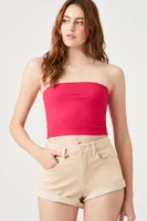 Women's Cuffed Corduroy Shorts