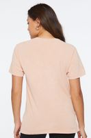 Women's Pontiac Graphic Mineral Wash T-Shirt in Pink, M/L