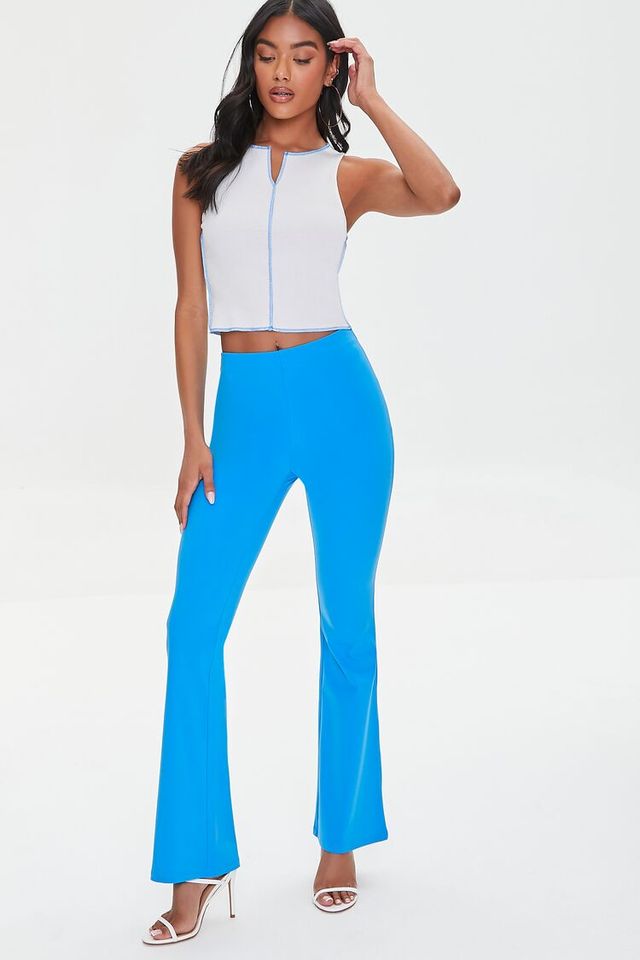 Forever 21 Contemporary Wide Leg Slit Pants 28  The 1 Stylish Update  You Must Make to Your Work Pants This Summer  POPSUGAR Fashion Photo 9