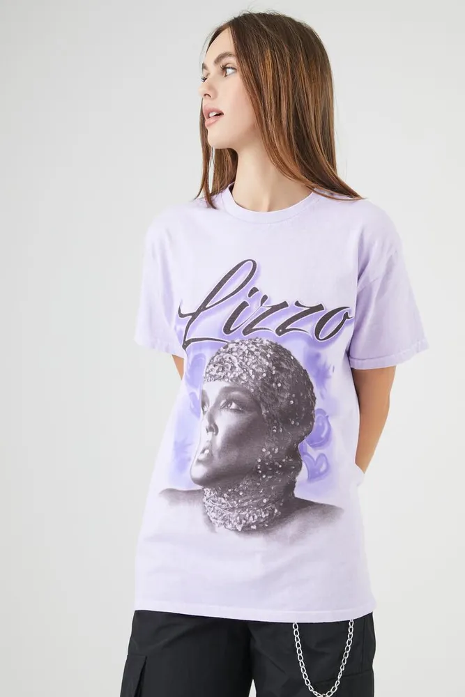 Women's Lizzo Graphic T-Shirt in Purple, L/XL