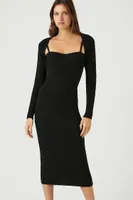 Women's Midi Dress & Shrug Sweater Set