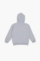 Kids Zip-Up Hoodie (Girls + Boys) in Heather Grey, 9/10