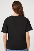 Women's Riders Club Graphic T-Shirt in Black Medium