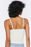 Women's Fitted V-Neck Cami in Cream Large