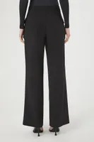 Women's High-Rise Trouser Pants in Black, XS